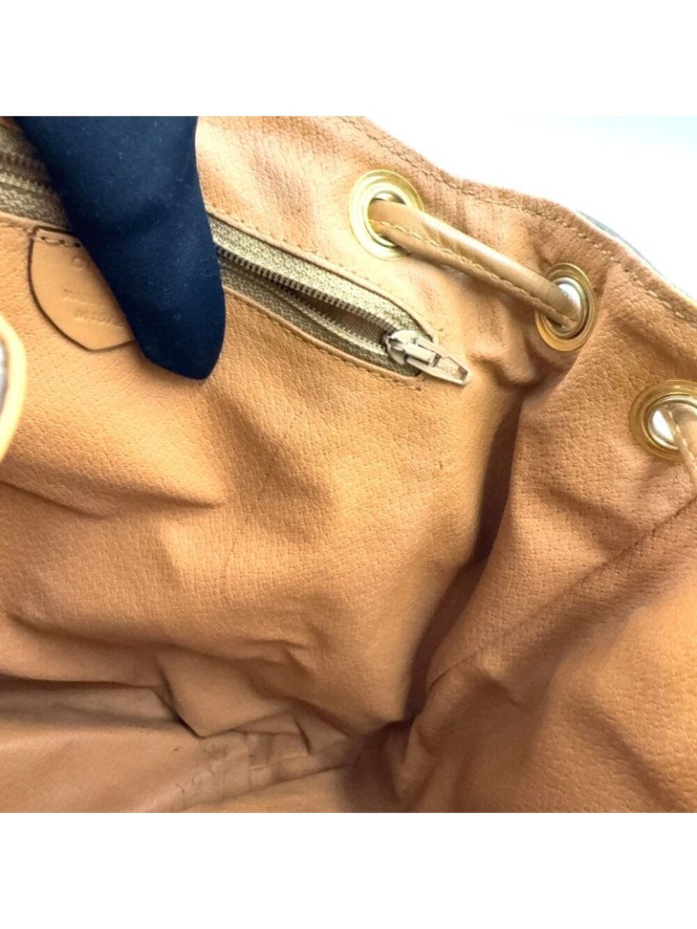 Celine Macadam Pattern Brown Backpack Gold - Picture 6 of 15